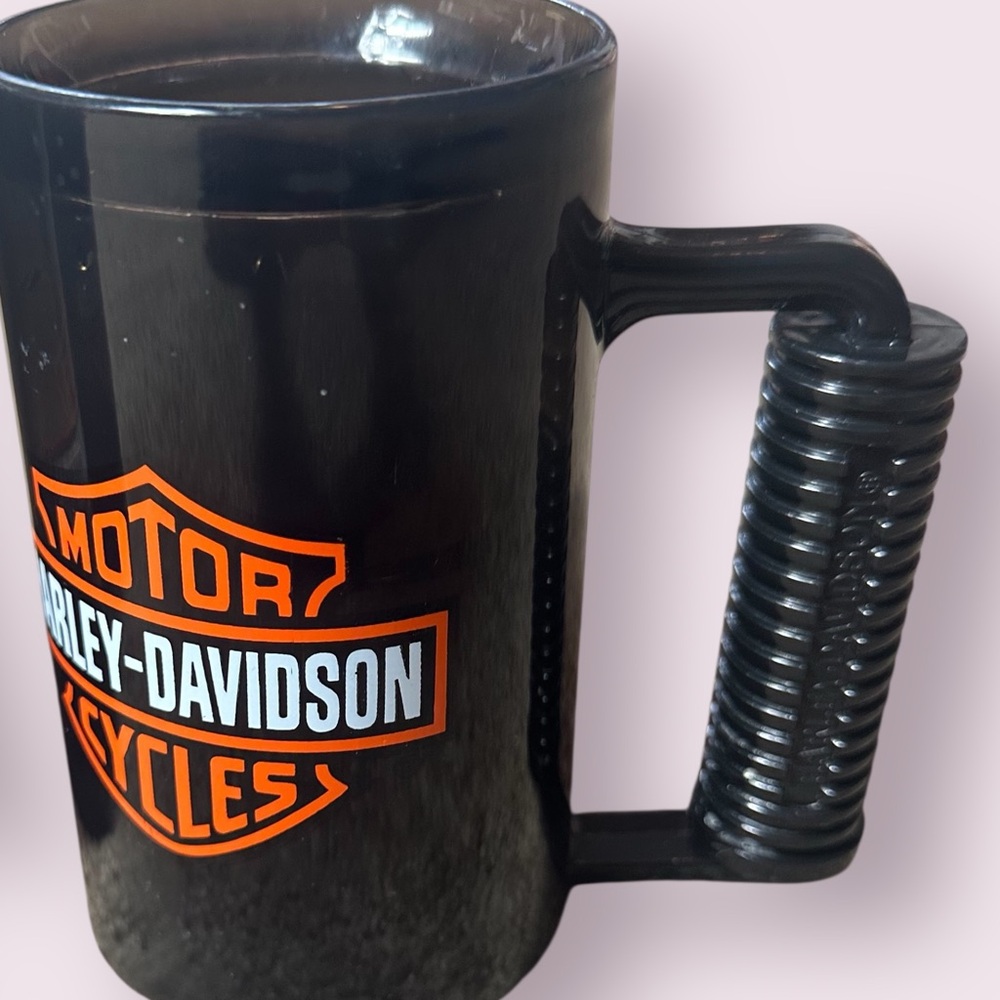 Harley-Davidson Black and Orange Handlebars Mug Set of Three - Picture 4 of 13